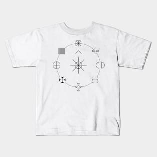 Circle of symbolism Kids T-Shirt